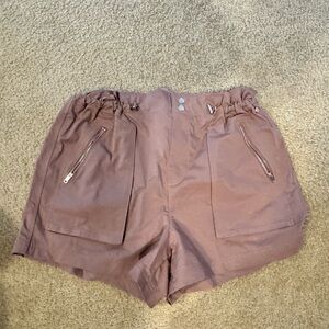 Calia Woman’s Shorts Journey Collection High Rise Paper Bag 3.5” Inseam Size Med